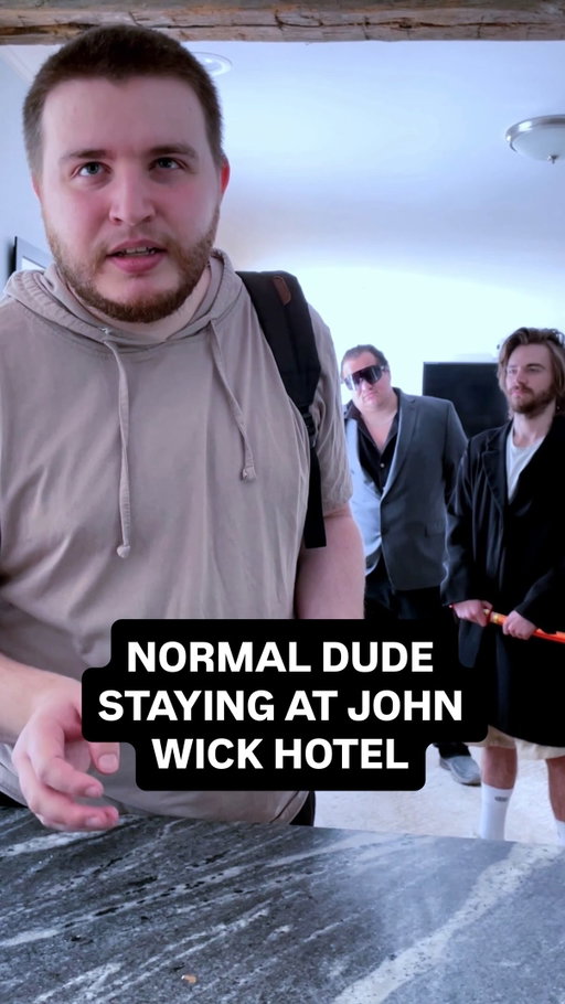 bro just wanted a relaxing hotel stay 😭#unhirables #johnwick #skit #movie #skit