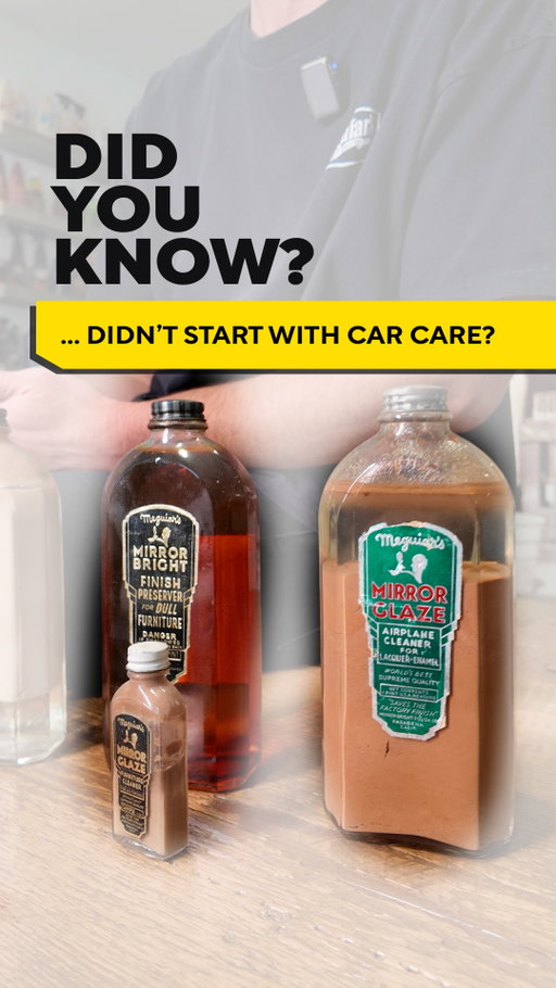 Did you know? Meguiar’s didn’t originally start with car care products. Frank Meguiar Jr. began the Mirror Bright Company (Meguiar’s) by making furniture products. Cars/coaches at the turn of the century were made mostly of wood and lacquer, so the transition to making car detailing products made a lot of sense. Meguiar’s then grew alongside the car industry in Southern California, bringing over a century of craftsmanship to the car culture. 

#meguiars #meguiars125 #detailing #ReflectYourPassion