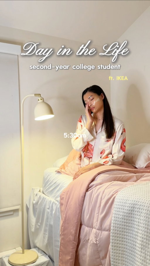 #ad welcome to a day in my life as a second-year college student with @ikeausa ⭐️ 

#college #study #vlog #myIKEAUSA
