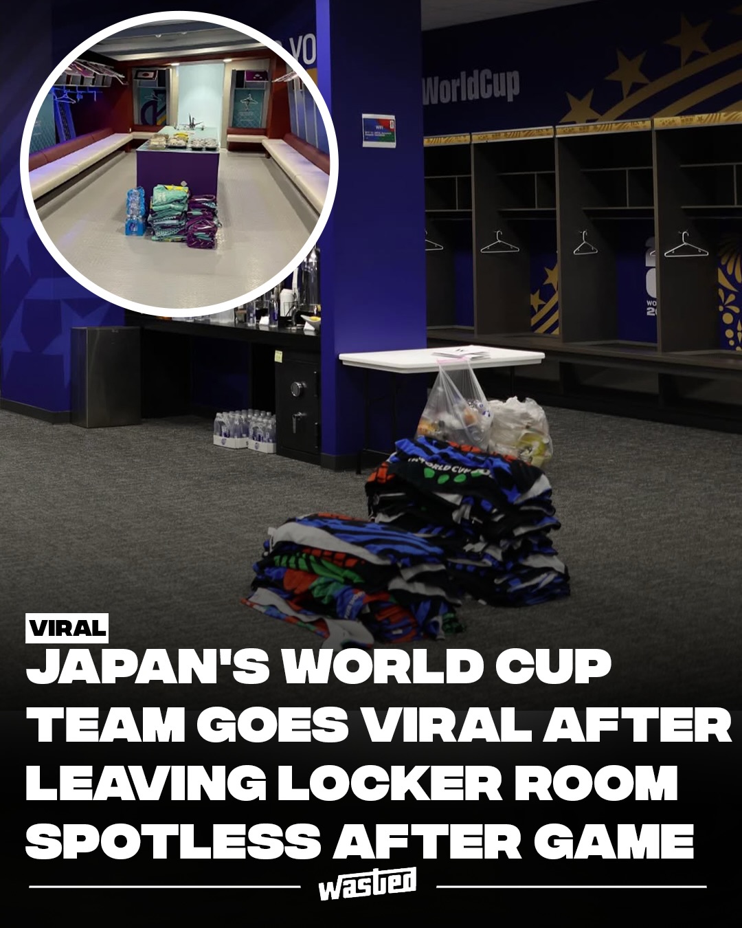 Japan's World Cup team and its fans have drawn worldwide praise after both left Dallas Stadium spotless following a dramatic 2-2 draw with the Netherlands on June 14. Photos shared by FIFA showed the Samurai Blue's locker room immaculate after the match, with used towels neatly folded, trash bagged, and every player's stall left clean.

Up in the stands, the supporters did the same. Armed with blue plastic bags they had waved during the game, thousands of Japanese fans stayed behind to collect bottles and food wrappers from their section before leaving. NFL quarterback Jameis Winston, working as a Fox World Cup correspondent, even joined in, pulling on a Japan jersey and grabbing a bag. Asked why they do it, one fan explained simply: "That's the culture. It's respect for everything, the players, supporters and the stadium. We are honored to be here, so we don't want to make a mess and then leave it."

The tradition dates to Japan's first World Cup in 1998 and reappears every tournament, win or lose. On the pitch, Japan twice came from behind, with Daichi Kamada striking an 88th-minute equalizer.

Sources: Fox 4 Dallas, Daily Hive, The Statesman.