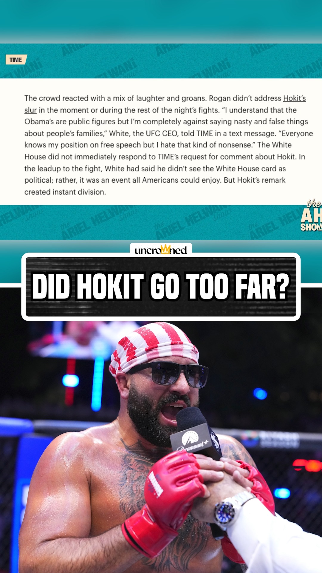 Will Josh Hokit face any repercussions for his comments about Michelle Obama at #UFCWhiteHouse?