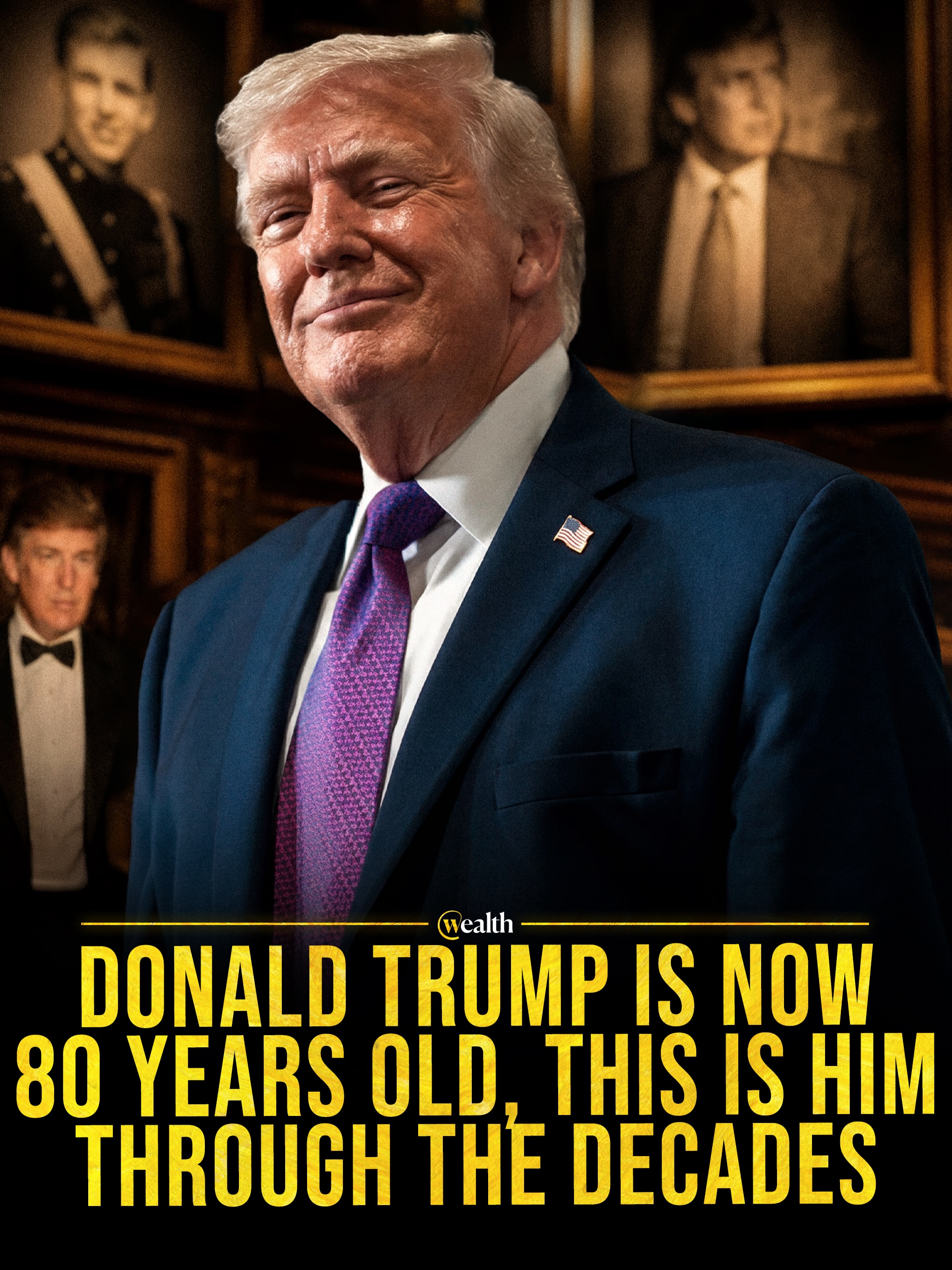 Donald Trump is now 80 years old. 🇺🇸🎂

Born in Queens, New York, in June 14th, 1946, Trump moved from his family’s real estate business into Manhattan development, tabloid fame and television before winning the White House in 2016 and again in 2024.

The timeline follows that shift in public identity across six decades, from school-age photos and early business years to the 45th and 47th U.S. president. At 80, Trump’s public profile spans New York real estate, reality television and two nonconsecutive terms in the White House.

#DonaldTrump #Trump80 #USPresidents #AmericanPolitics #Timeline