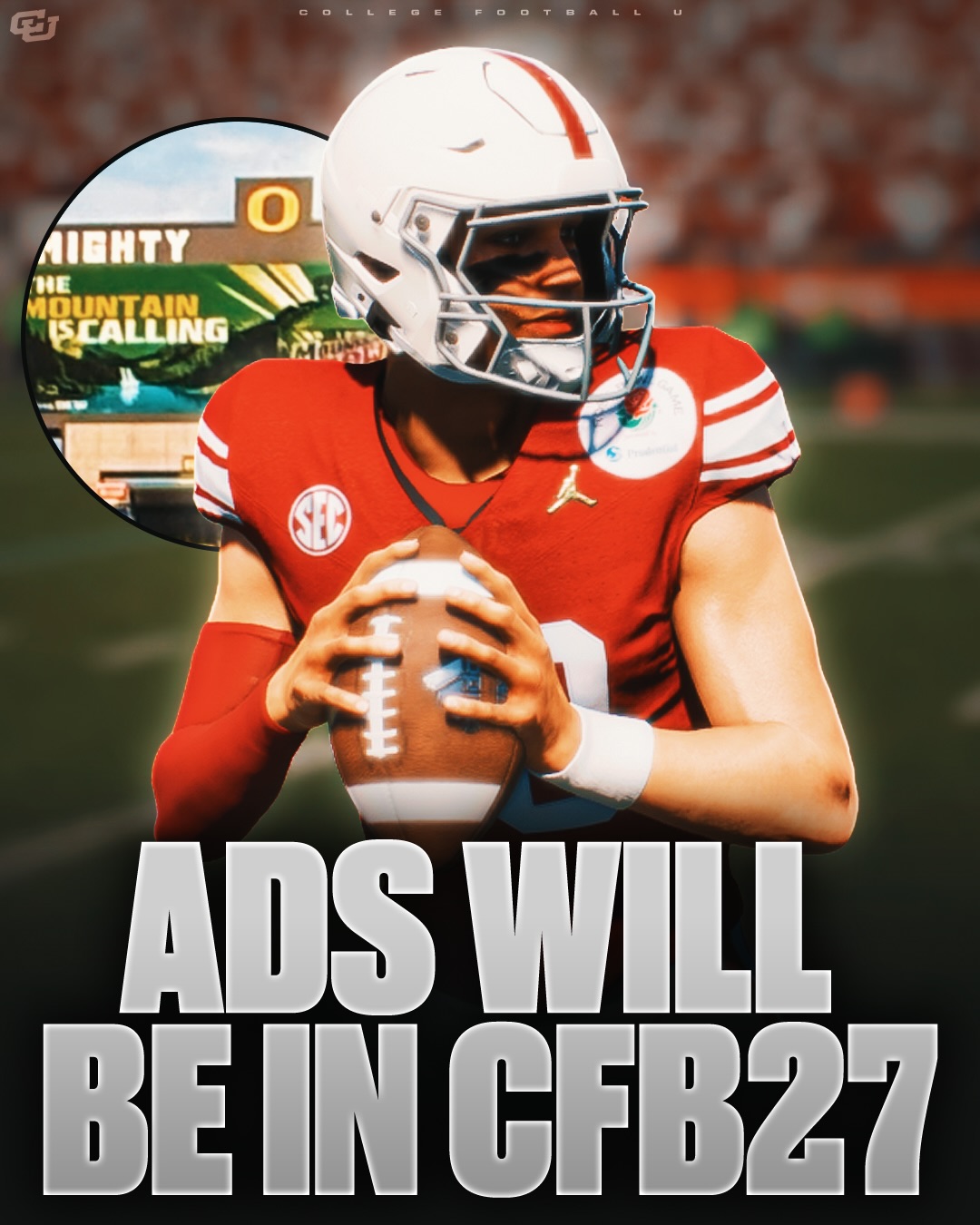 NEW: Real Ads will now be in College Football 27 and other games 🤯🎮

EA launched new EA Advertising team that will add ads to their games, starting in Sports titles

“Integrate directly into gameplay through dynamic, real-time placements, from stadium signage to custom in-game content, designed to enhance, not disrupt, the player experience”

They will start with the CFB games, Madden and FC. 

Thoughts? ⬇️