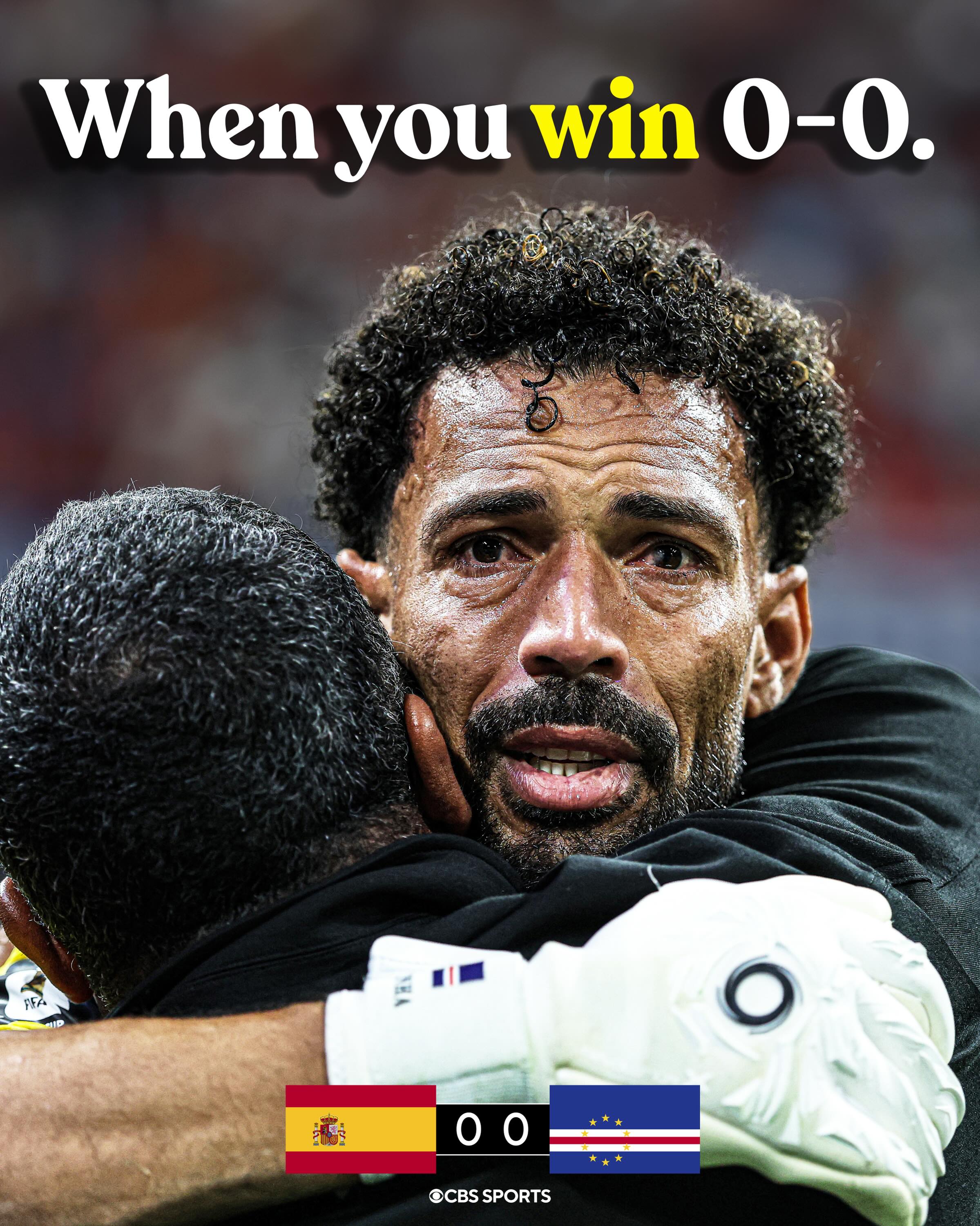 An unbelievable moment for Vozinha and all of Cabo Verde.