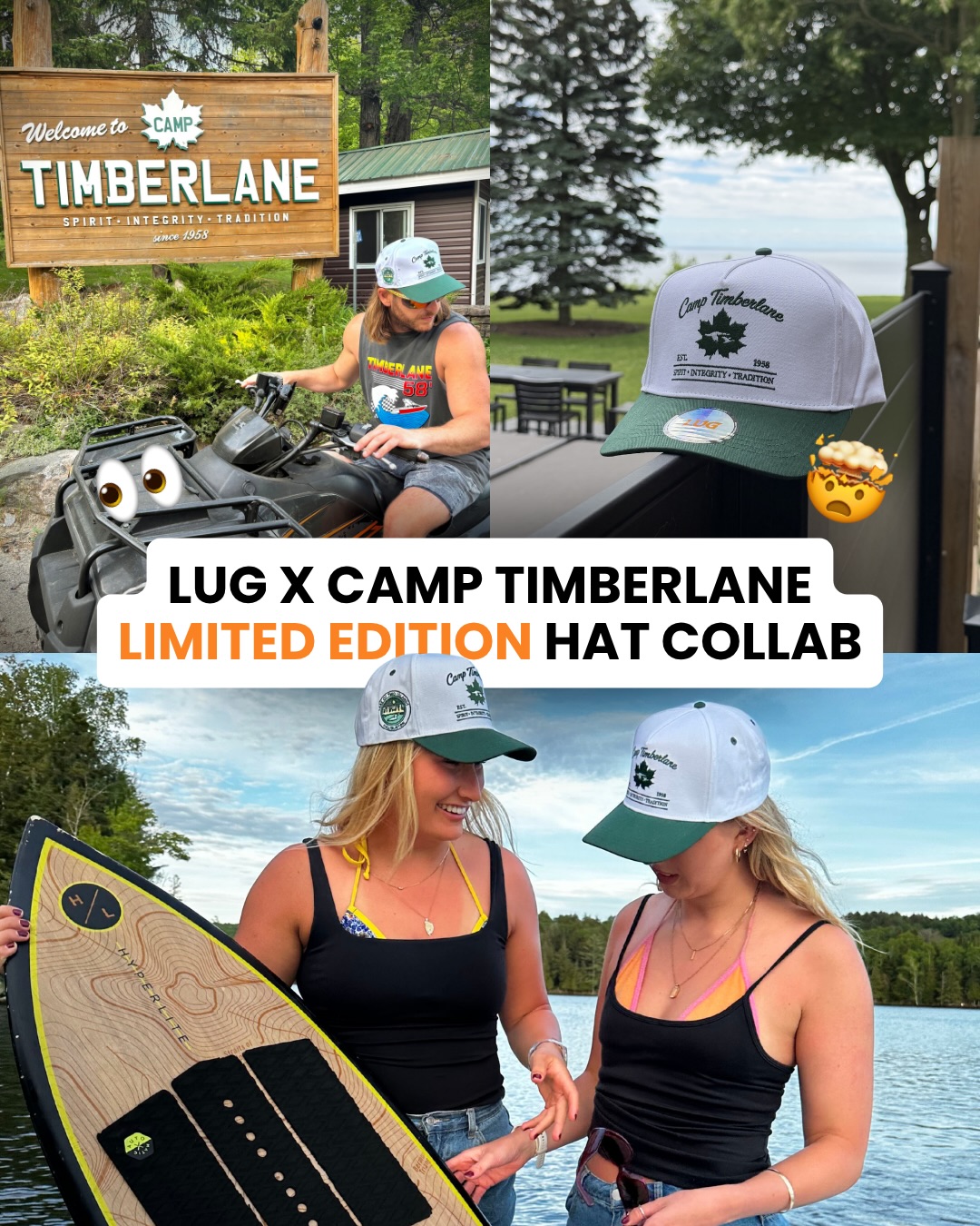 For nearly 70 years, Camp Timberlane has been more than just a summer camp. It’s a home away from home where friendships are formed, confidence is built, and generations of campers return year after year to create memories that last a lifetime💚

This season, we partnered with Camp Timberlane to celebrate that legacy with a Limited Edition LUG Sports x Camp Timberlane Collaboration Cap🧢☀️

With a limited batch available for purchase online, and only 500 units total, these caps are a tribute to the campers, counselors, staff, and families who have helped shape the spirit of Timberlane since 1958. To the people who make every summer unforgettable, thank you.

More to come… 

Link bio to purchase online.

#CampTimberlane #LUGSports