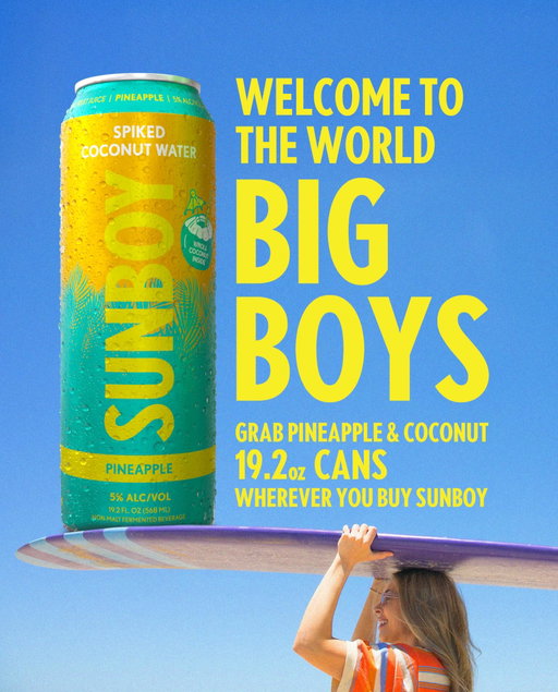 WELCOME TO THE WORLD! Some of you have already spotted these big boys in market - today we’re proud to announce we are officially rolling them out in @wholefoods, @heb, @chevronextramile and wherever SUNBOY is sold. Grab ‘em and get outside! It’s summertime and the coconut waters fine. 🌴🥥🏄🏻

@bigboi ❤️