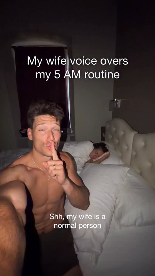 Just because we are on vacation doesn’t mean the morning routine ends! 😂 

What do we want Liz to voice over for Zach next??