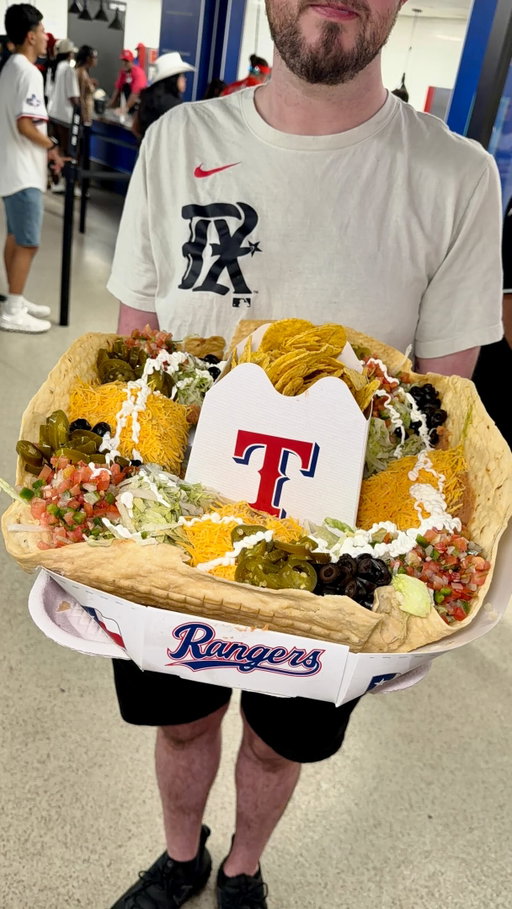 TEXAS-SIZED BALLPARK FOOD AND 25% OFF TEXAS RANGERS TICKETS ⚾️ Use code “EATINDALLAS” to get discounted game tickets Sunday-FRIDAY all season long! 

We put together the biggest foods at the @rangers game this year 🔥

GET 25% OFF TICKETS 
⭐️ Follow the link in my bio or visit rangers.com/singlegame and use code “EATINDALLAS” for 25% off Sunday-Friday home games ⭐️

📍 Texas Rangers/Globe Life Field 
🗺️ 734 Stadium Dr, Arlington, TX 76011

*Seat section exclusions apply. Game Exclusions: 6/19 (vs. San Diego). 7/10-7/12 (vs. Houston)

#dallasfoodie #baseball #texasrangers #dallasfood #dallaseats