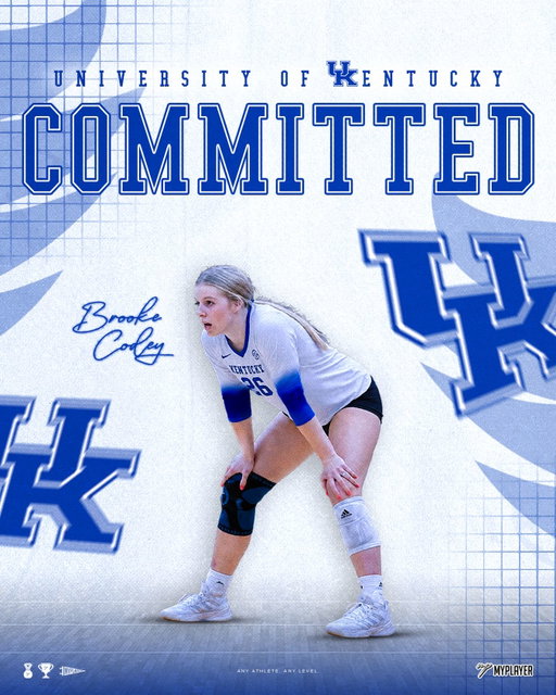 Breaking: Class of 2028 Libero Brooke Codey has committed to the University of Kentucky! Congrats to Brooke! Go Wildcats!

@myplayercommits | @brookecodey09