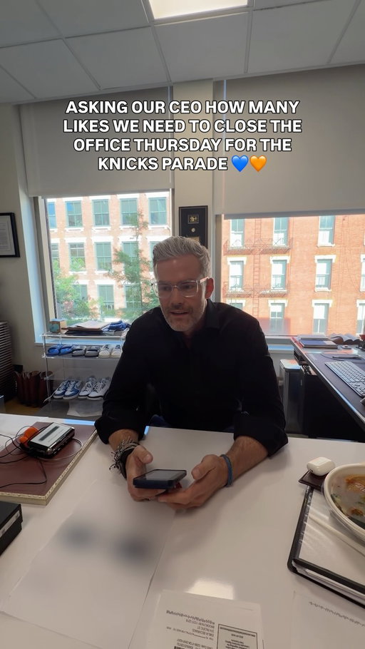 New York do your thing 💙🧡 100k LIKES…. KNICKS IN 5 🏀 @nyknicks