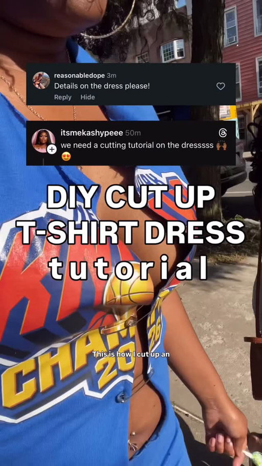 sooooo you wanted to know how i cut up the XL Tshirt into a DIY dress??? i got you, sis 🤗

this design was genuinely SO easy & i’m proud that i thought of it myself and didn’t copy any one else’s tutorials to get it done, so if you see it pop up, you know where you saw it first 😉

please tag me if you try it!