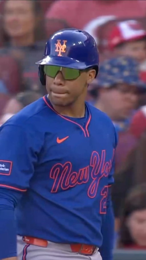 Chase Burns strikes out Juan Soto after a last-second timeout was called to start the at bat