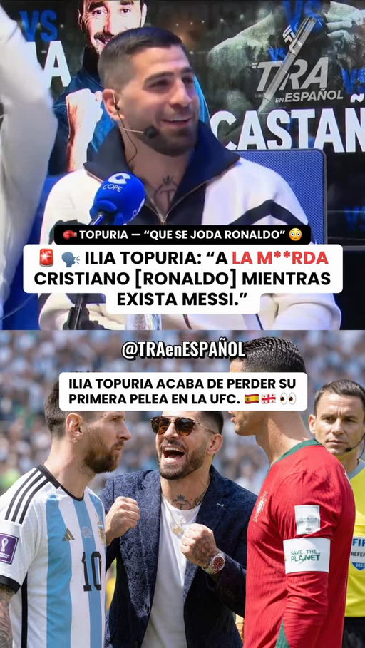 👀🗣️ Topuria — “QUE SE JODA RONALDO” 😳 | Que opinas de esto⁉️ (Via/IliaTuporia)

 #copamundial2026 #CopaMundial #worldcup #futbol #iliatopuria