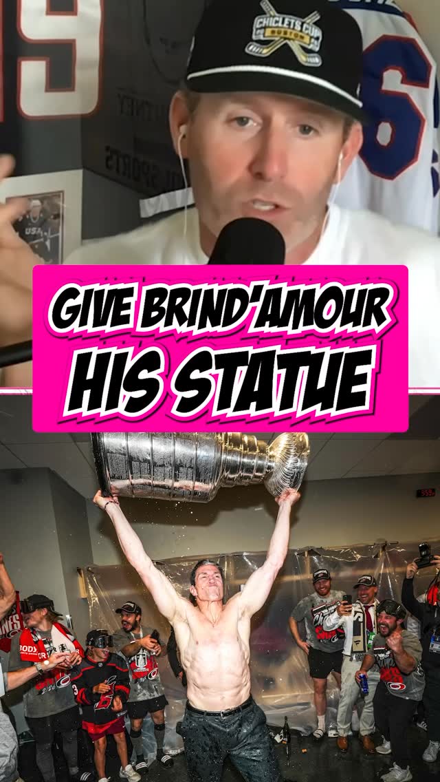 Rod Brind’Amour IS Carolina Hurricanes hockey. Get the man a statue outside the Lenovo Center.