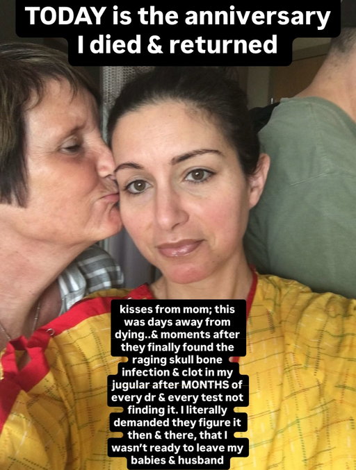 I died and came back, so I’m here with purpose. every  June this day comes, and my subconscious feels it approaching every.single.time. without fail my body & spirit start to remember the excruciating pain I was in leading up to this, the daily sobbing out of level 20 headaches & deep guttural frustration that not one dr/ scan/ blood test (and trust me I went to all types of docs and so many tests!!) could find what was actually killing me. I was mommy to toddlers, business owner, wife and weeks brand new to CO, with no family in state. days leading up to this day, each morning I woke up w/ a deep knowing that I was dying, and nobody knew but me. on this morning, something Divine and otherworldly took over; it was automatic, felt peaceful but determined, scared but calm nonetheless. odd really. I fully surrendered. I sat & wrote my babies a letter reminding them of our nightly prayers, and all that I had taught them, saying goodbye knowing I may not be coming home. I got in my car and drove to a hospital here that specialized in headaches/ head trauma, knowing nothing about them but followed who or whatever was leading me. I remember praying out loud the entire drive, negotiating with God. I told Him “if it’s my time, I’ll trust you, take me …but if it isn’t, tell me what you need from me & go before me to touch the hands of every human I come into contact with, bring me through this and I’ll serve you”. And so it was. the BEST team of angels, but the hardest journey of my life. years later & im in what feels like a very similar difficult journey, so I know Gods working on me still or again. rebuilding me yet again. I will not back down from the promise I made Him, if I’m still here, my mission is still ON. 

please, cherish every moment of your life my friends

#neardeathexperience #inspiration #trauma #invisbleillness #survivor
