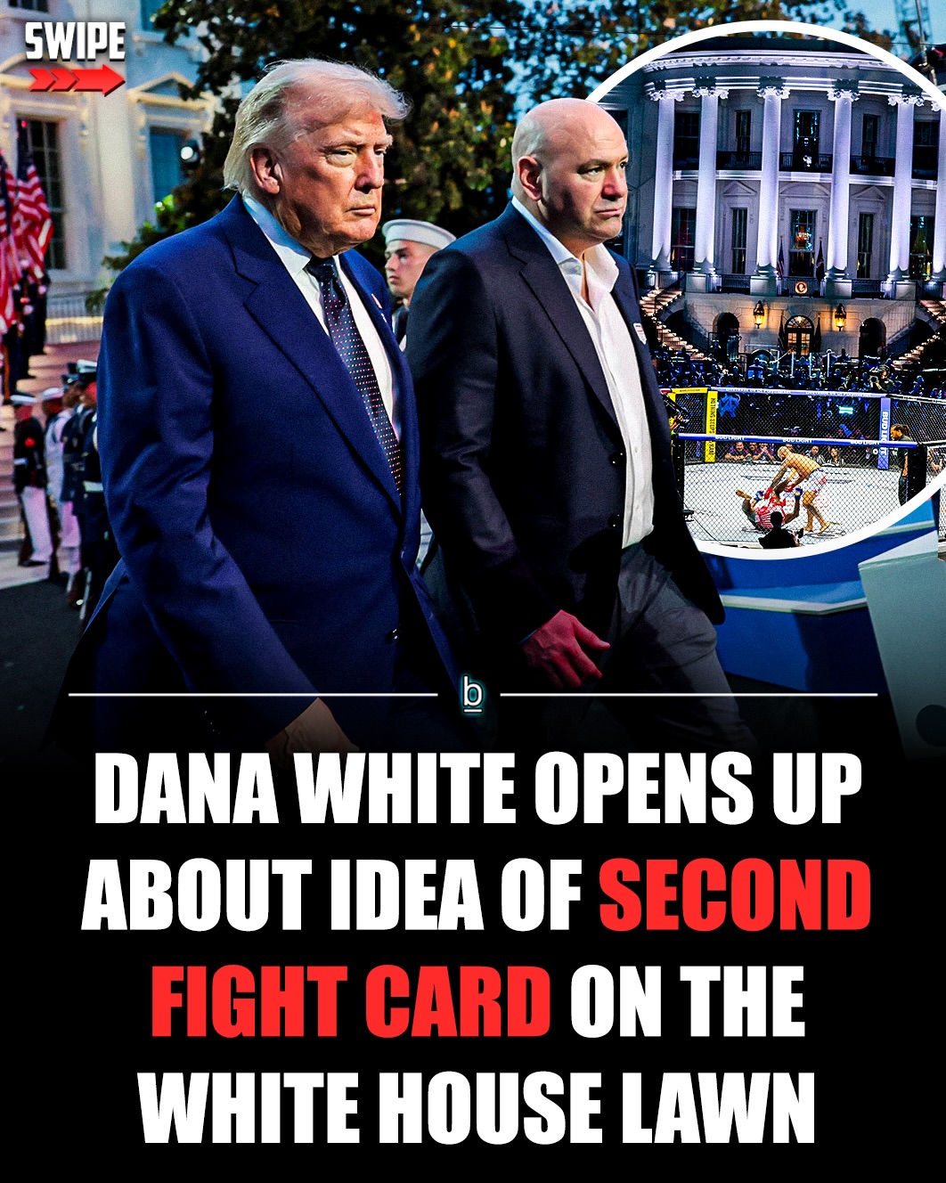 After years in the making, the UFC officially hosted its “Freedom 250” event on the White House lawn on Sunday evening, highlighted by a stunning main event between Justin Gaethje and Ilia Topuria for the lightweight championship. 👊

The event largely went off without a hitch following a brief delay due to the weather. However, UFC president Dana White wasn’t exactly optimistic when asked whether the promotion could return to the White House in the future. 🤔

In fact, White was fairly demonstrative in terms of shutting down the idea.

🗣️ - “In every way you can measure success … it was monstrous tonight. You don’t get calls from billionaires flipping out too often,” White told members of the media after the event.

Despite that fact, don’t expect the UFC to return to the White House anytime soon. 👎

🗣️ - “I don’t ever want to f—king be outside again,” he said. “There’s just too much.”

The simple reasoning comes down to finances. Front Office Sports reports that the UFC is expected to lose $30 million on the event, with extremely limited seating and the fights being shown on Paramount+ rather than the company’s old pay-per-view model.

“I can’t afford it,” he said in a post-fight press conference when asked about staging another White House event. “There’s no f—ing way we can do this again. I’ll never do the Sphere again, and we’ll never do this again.” ❌

Beyond that, the fight card was highly divisive among sports fans, with some praising the idea, while others slammed it for being overtly political and the brainchild of President Donald Trump.

🗣️ - “This event was for America’s 250th birthday. There was no other political agenda for the event, or anything like that,” White claimed. “…I was just honored to be the person [Trump] trusted to deliver tonight. I hope that everybody, as an American, feels that we did.” 🇺🇸

Even despite that honor, it’s seemingly not enough to get White to repeat the feat in the future.

Follow 👉 @brobible for all things “dude” 😎 

#ufc #mma #guys #men #dudes
