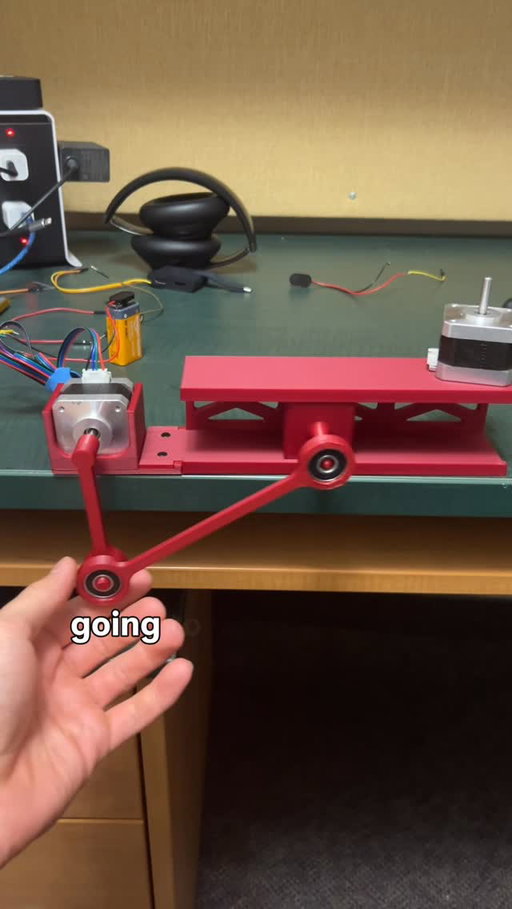 This is a slider crank mechanism. It turns rotational motion into linear motion. Let me know what I should build next!

#engineering #mechanisms #mechatronics #3dprinting #building