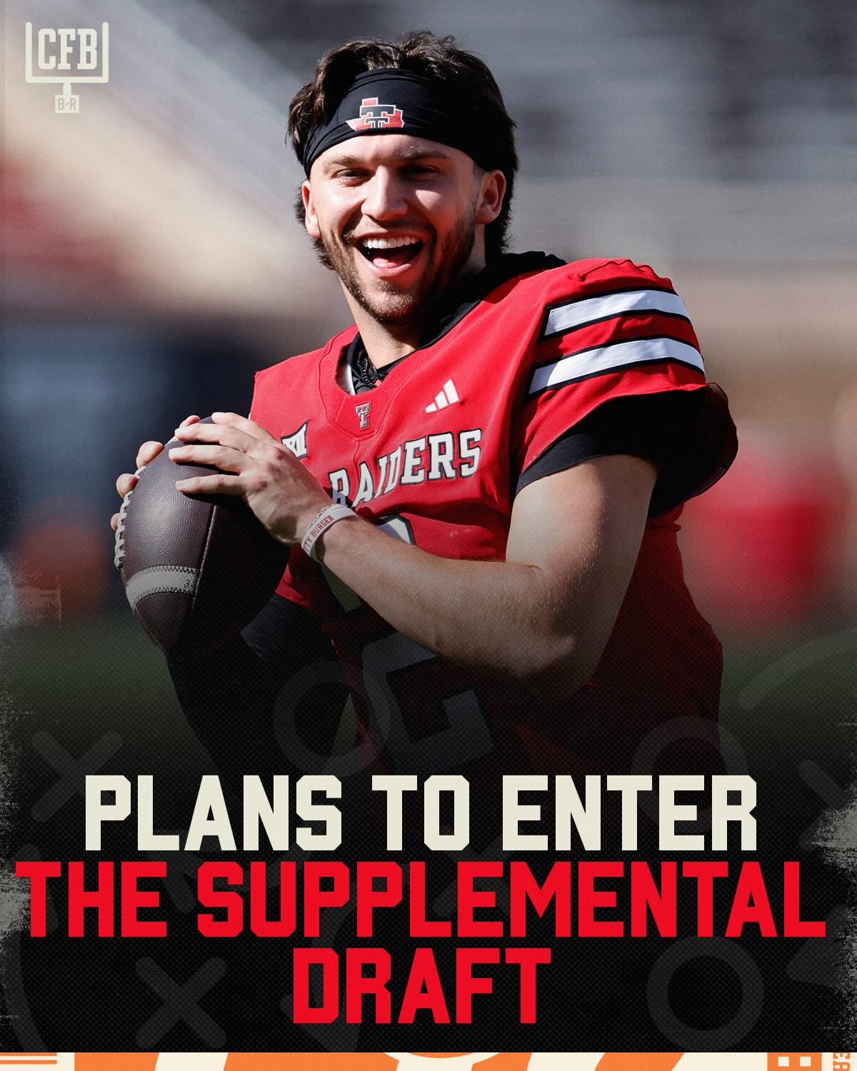 Brendan Sorbsy is applying to enter the NFL Supplemental Draft, per @TomPelissero 🚨

Sorsby and Texas Tech released a statement following this decision. His college career officially comes to a close.

Link in bio for more. 

#cfb #collegefootball #football #texastech #nfl