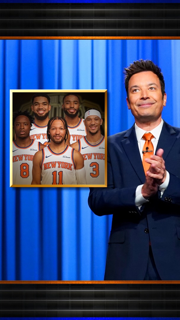 Jimmy breaks down the @nba Finals! @nyknicks #FallonTonight #KnicksOnFallon #KnicksInStudio6B #NBAFinals