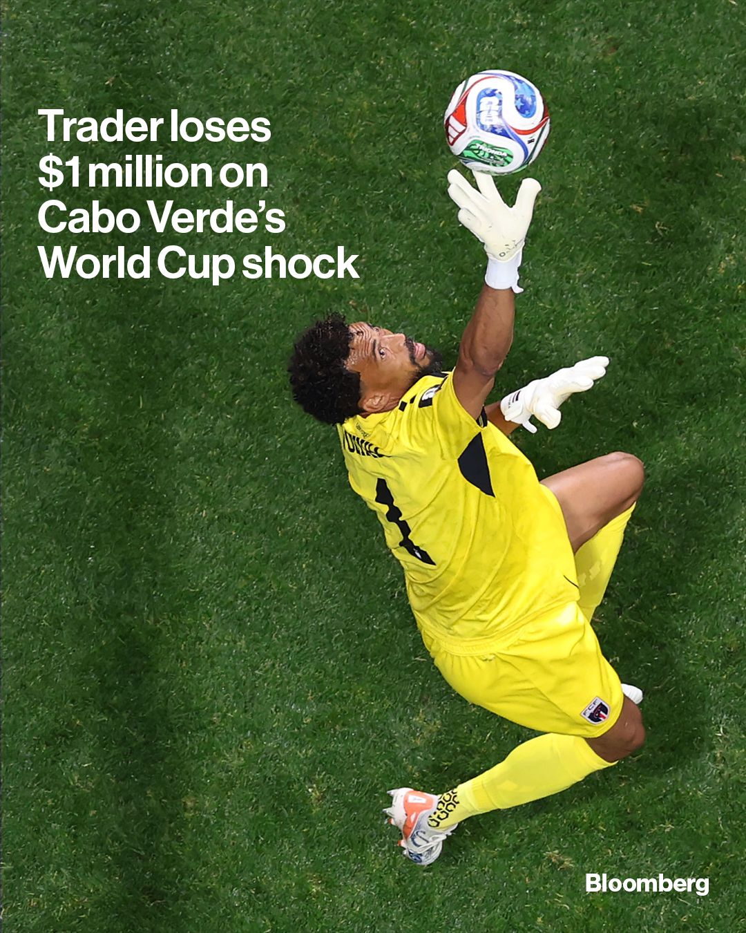A single trader on Polymarket lost nearly $1 million when Cabo Verde held Spain to a stunning draw in one of the most unlikely results in recent World Cup history, powered by a 40-year-old goalkeeper who left the pitch in tears.

The losing bettor had wagered on what oddsmakers saw as a nearly certain Spanish win, according to trading records from Polymarket, one of the largest prediction market exchanges.

Tap the link in the bio to read more.

📷️: Justin Setterfield/Getty Images