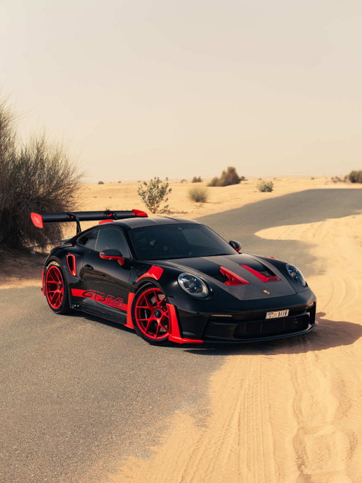 Not afraid to get dusty.
📸 @fahiz.01 🚙 @alinasirbaryar #PorscheMoment
__
911 GT3 RS (WLTP): Fuel consumption combined: 13.2 l/100 km; CO₂ emissions combined: 299 g/km; CO₂ class: G; Status 06/2026
