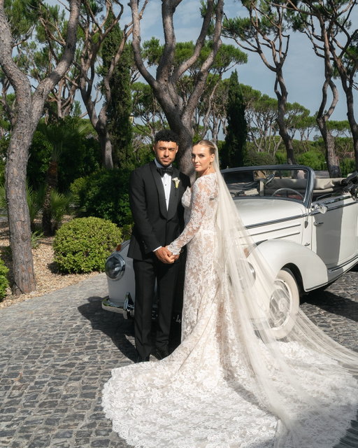 @PerrieEdwards and @AlexOxChamberlain are married! The pop singer and the Celtic footballer exchanged vows on Saturday in an intimate ceremony in the sleepy village of Estoi, Portugal. The couple hosted a long weekend of celebrations, with the bride’s former #LittleMix bandmates #JadeThirlwall and #LeighAnnePinnock, and footballers #MasonMount and #DannyWelbeck among the guests in attendance. At the link in bio, the bride chats exclusively to #BritishVogue about the “best day ever”. 

Photographed by @TheDaniels_Photography.