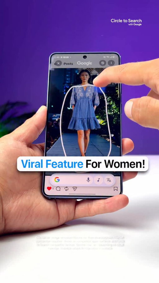 The Most Useful Feature For Serial Shoppers feat. Samsung Galaxy S26 Ultra! 🤯

.

Samsung Galaxy S6 Ultra has one feature women will absolutely love!

Yes, when you’re online and you see a cool outfit and you want the exact same look. Just long press on the bottom, use the circle to search with Google on the outfit, and click “find the look.”

Now you will get the details of every single clothing piece worn by the model, along with buying links.

This feature is super useful for shopping addicts or impulsive shoppers!

.
Use Circle to Search with Google to find multiple items of a look by simply circling an outfit on your screen, and it will help you find every piece from tops to footwear and everything in between all in one search. You can circle it, search it and find the look, all from exactly where you are.

#GalaxyS26Ultra #TeamGalaxy #GalaxyS26Ultra  #circletosearchwithgoogle #Privacydisplay @samsungindia