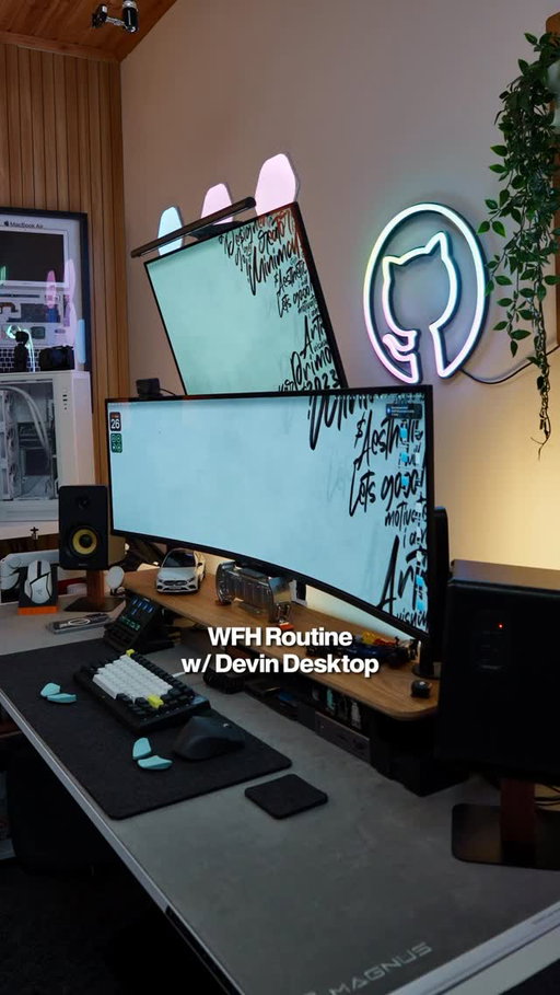This is how I work smarter, faster and more efficiently 👀

Meet Devin Desktop by @trycognition

It’s an agent command center where Devin coordinates my whole AI team, Claude, Codex and more Devins, all in one place.

I assigned the frontend to one agent, the backend to another, and watched the tests pass while I finished my coffee.

No tab switching. No babysitting. Just review and merge.

It’s like being promoted to engineering manager, except the team never sleeps.

🔗 Comment “Devin” and I’ll send you the link to try it out!

#workfromhome #officevibes #productivity