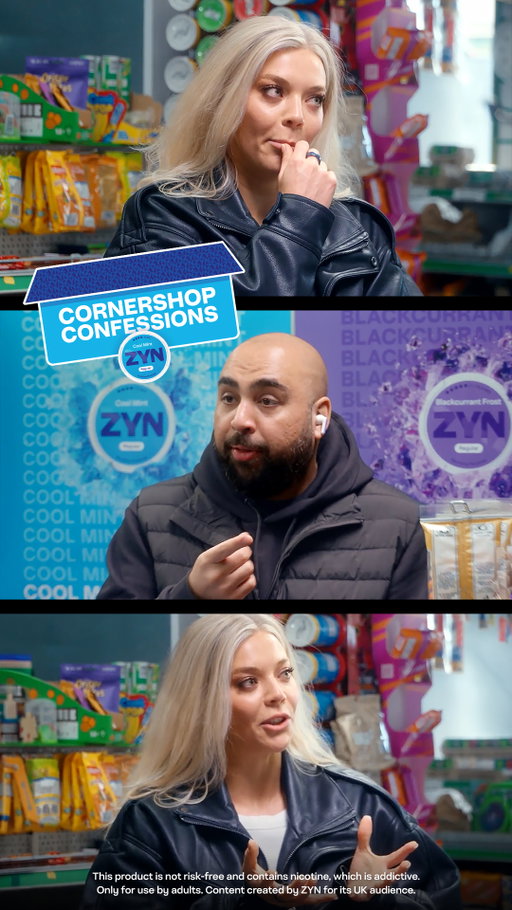 Bossman @asimc uses the power of song to confess his true feelings. @beckyhill steps up to the counter as resident songwriter and she’s got notes 📝

Catch the full ep NOW - pinned on the ZYN IG page 📌

#ZYN #CornershopConfessions #Bossman #BeckyHill