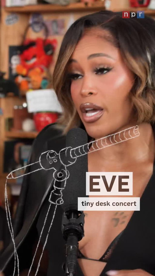 #tinydesk • One of the most successful women in hip-hop music, @therealeve, occupies a unique space, connecting audiences who grew up watching Rap City with a younger generation that rushed home to catch 106 & Park 🎤⁠
⁠
This Black Music Month, Tiny Desk celebrates the undeniable legacy of @bet 🖤⁠
⁠
Watch Eve's Tiny Desk concert at the link in our bio, only on npr.org/tinydesk or @nprmusic's YouTube❗️⁠