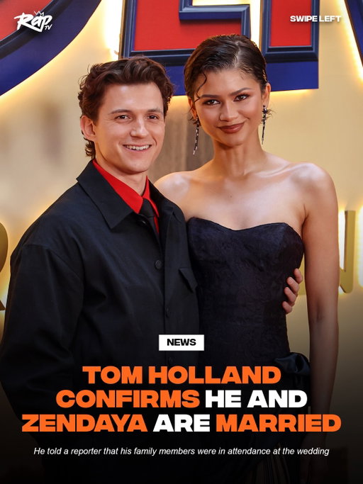 For the first time, Tom Holland confirms he & Zendaya had a wedding‼️💒

In response to the AI wedding photos that went viral, Esquire UK asked him if he had to tell his family members they were fake. 

He responded by saying: “No, because they were all there.”

Congrats to both of them🔥