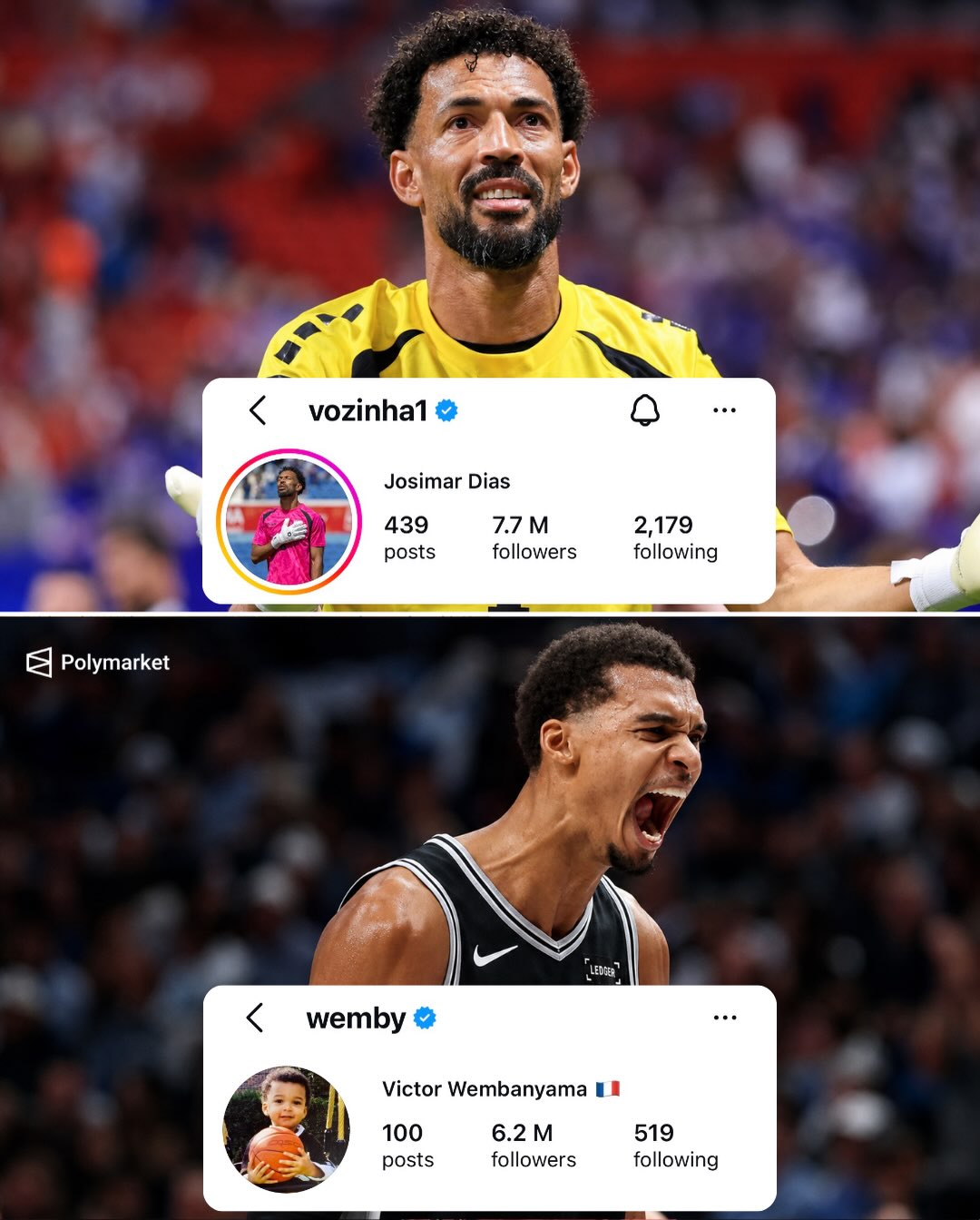 🚨TRENDING: Cabo Verde’s goalkeeper now has more IG followers than NBA MVP Shai Gilgeous-Alexander, Victor Wembanyama, and NBA Finals MVP Jalen Brunson.

Cabo Verde’s goalkeeper had 50k before his performance in the 0-0 draw vs Spain.