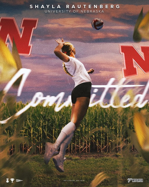 Class of 2028 Middle Blocker Shayla Rautenberg is staying home and committing to Nebraska! Go Huskers!

@shaylarautenberg | @myplayercommits