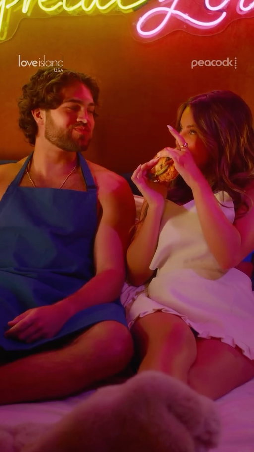 Things are heating up 🌶️ #hellmanns_partner 
A new season of #lovelslandusa is streaming now on Peacock 🔥