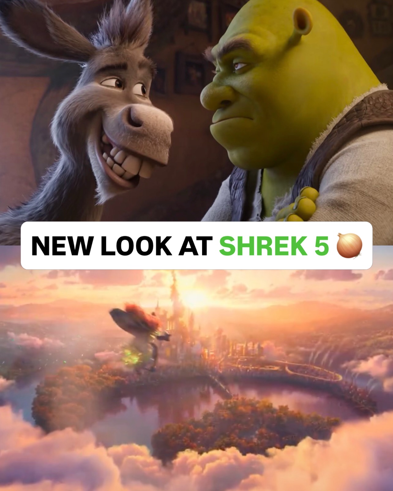 Here’s a brand new look at Shrek 5‼️🧅

Releasing Summer 2027, y’all hyped for this⁉️