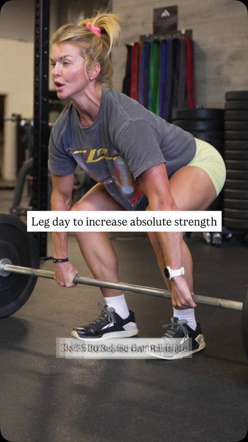 Lower body strength day from the Summer Showdown @nakedprogram 

3x3 Clean Pull

8/5/3/3/3 Front Squat

3x8 Sliding Reverse Lunge
3x8 Single Leg Barbell RDLs
3x20 Seated Calf Raise