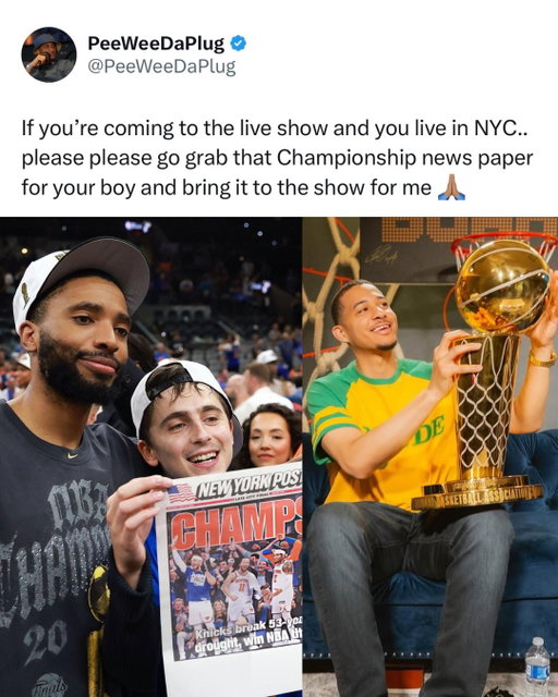 NYC fans - tap in for the live show before it’s too late! 🗽

🎟️ Link in bio for tickets to the @notbpod NYC show.

#GetPierreTheNewspaper #nbafinals #knicks