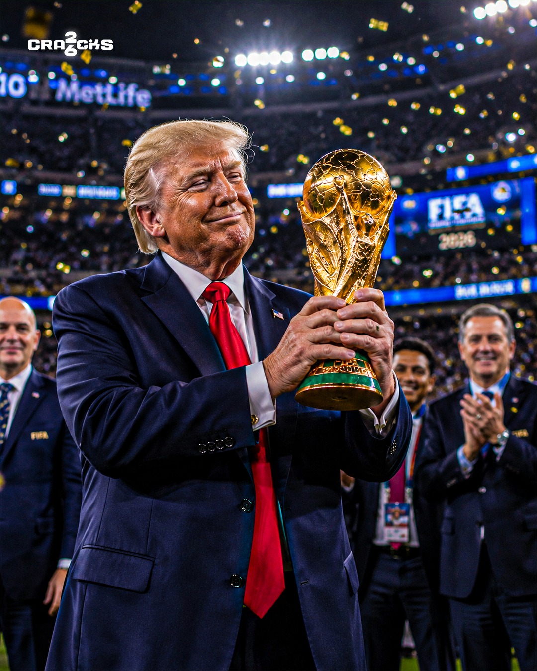 🚨🏆 TRUMP LEVANTARÁ LA COPA

De acuerdo con Ben Jacobs, Donald Trump estará presente en la premiación del Mundial 2026 y podrá levantar el trofeo junto al equipo campeón, tal como ocurrió en el Mundial de Clubes. 🇺🇸👀

🏆 Entregará la Copa del Mundo junto a Gianni Infantino el próximo 19 de julio en el MetLife Stadium.