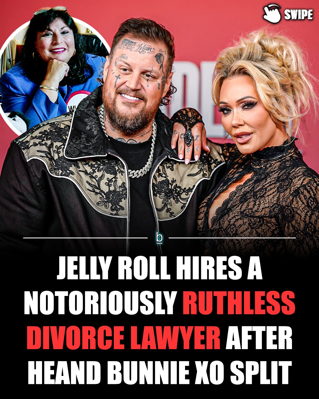 Jelly Roll and Bunnie XO are reportedly headed for divorce after nearly a decade together, and the latest developments suggest this split could be anything but simple. 😬

According to court records obtained by TMZ, Jelly Roll filed for divorce in May, citing irreconcilable differences. 

While sources initially described the breakup as mutual, fans quickly began connecting the dots after Bunnie XO shared a cryptic Instagram post featuring the song “Help I’m Alive,” along with a caption that appeared to hint at finding herself again. 🤔

The couple’s relationship has been anything but ordinary. After meeting in Las Vegas in 2015, they married the following year and built one of country music’s most recognizable love stories. 🤠

Bunnie stood by Jelly Roll through career highs, personal struggles, and even helped him gain custody of his daughter. The pair also renewed their vows after a temporary separation years ago and publicly discussed growing their family through IVF as recently as 2024. 

Now, with a moving truck reportedly spotted outside their Tennessee home and divorce proceedings underway, the situation appears to be moving fast. 🚚

Adding even more intrigue, Jelly Roll has hired Nashville divorce attorney Rose Palermo, a lawyer with a reputation for handling some of the most high-profile and contentious splits in the industry. 

Her involvement has many wondering whether this divorce could become far more complicated than either side is letting on. 💼

Follow 👉 @brobible for all things “dude” 😎 

#countrymusic #music #guys #men #dudes
