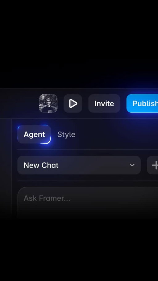 Introducing Framer 3.0 with Agents, Branching, Community, and an all-new design. See everything that’s new at the link in bio!