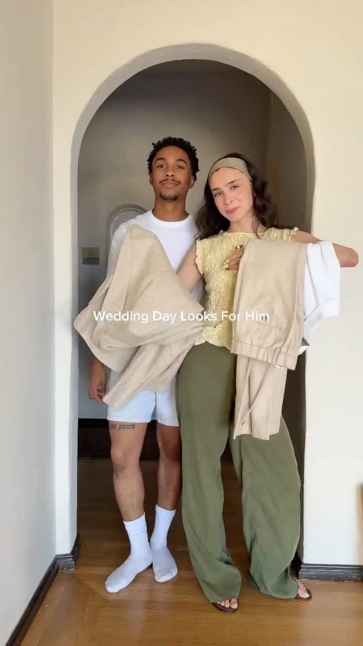 From welcome parties to wedding vows, every event deserves a fresh fit. Bonus points if she picked it out.

What’s easier? Picking out a suit or the rehearsal fit?

Use code NICOLE15, online only, valid through 9/16/26.

Creator’s IG: @nicolevas