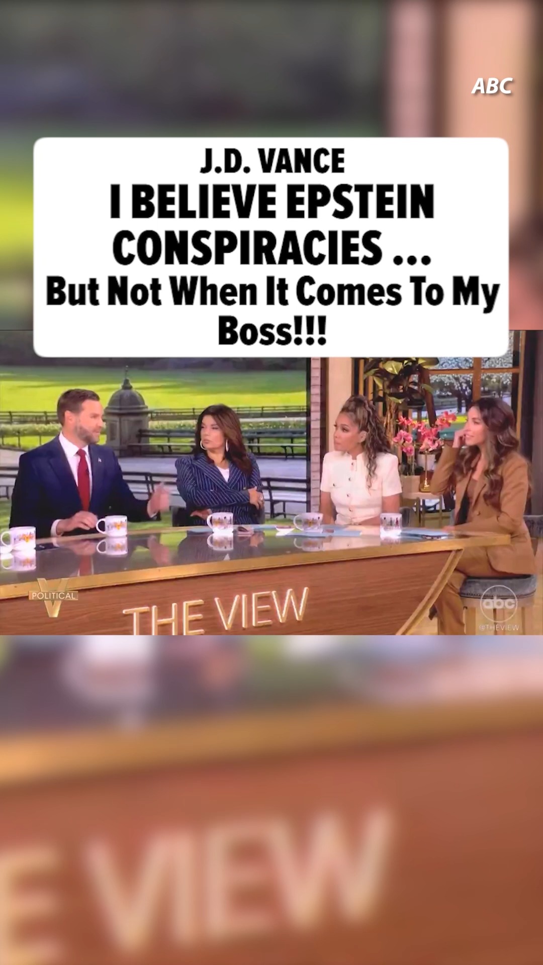 Vice President J.D. Vance says he thinks it's really weird Jeffrey Epstein was hanging around some of the richest, most powerful people in the world ... a group he says does not include his boss, President Donald Trump.

🎥: ABC