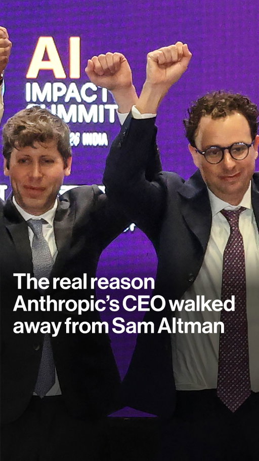 "We’ll see who wins in the market — and who wins in the court of public opinion."

Anthropic CEO Dario Amodei reveals to Emily Chang the story behind the awkward on-stage moment with Sam Altman, and why he left OpenAI to start a competitor. More on The Circuit.