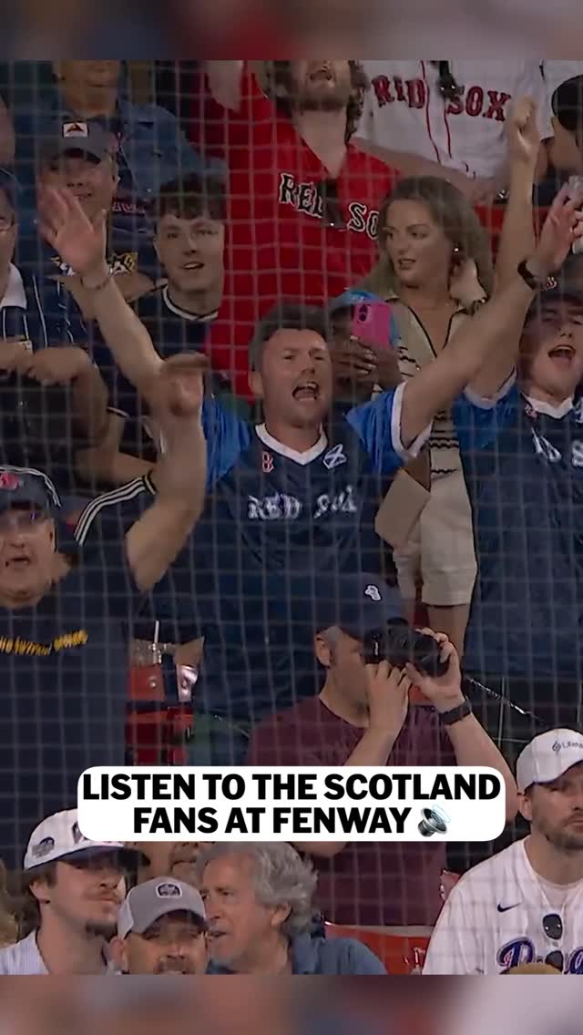 The Tartan Army took over Fenway Park 🤯

#WorldCup #Scotland #Baseball