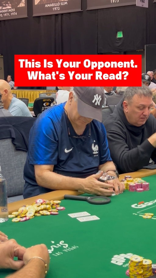 You Can See His Cards Through The Shadows

You never outgrow the beautiful game of poker.