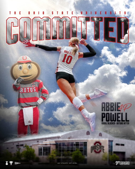 Breaking: Class of 2028 MB/OH Abbie Powell is committed to The Ohio State University! Congrats @abbieepowell Go Buckeyes!

@abbieepowell | @myplayercommits