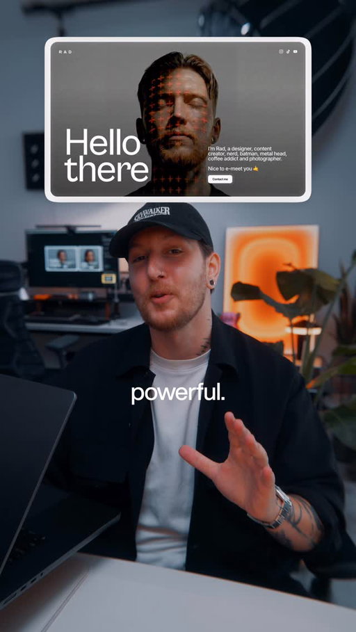 This is where AI starts feeling useful for real website work.
Framer 3.0 is a big shift for building, editing, and shipping websites.
Drop “Framer” below and I’ll send you the prompt I used to build this project, plus my code RAD1 for 30% off Framer Pro 

#ad #buildwithframer #framerpartner #framerupdate #webdesign