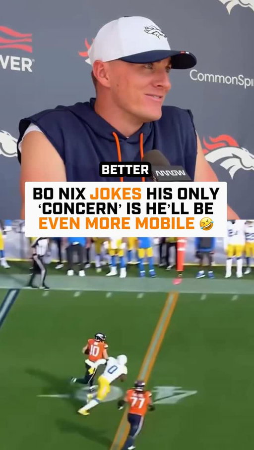 So good having Bo Nix back out at practice 😂🙌