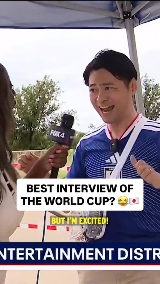 “I cannot speak English... BUT I AM EXCITED!!!” 😅🙌

(via FOX4)