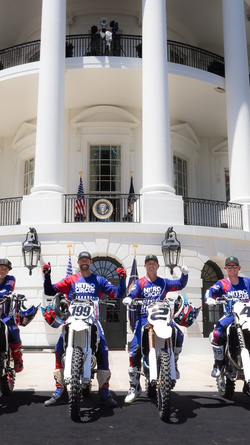 Motorcycles have taken us everywhere around the World, and now they’ve brought these legends of the sport to the White House 🇺🇸